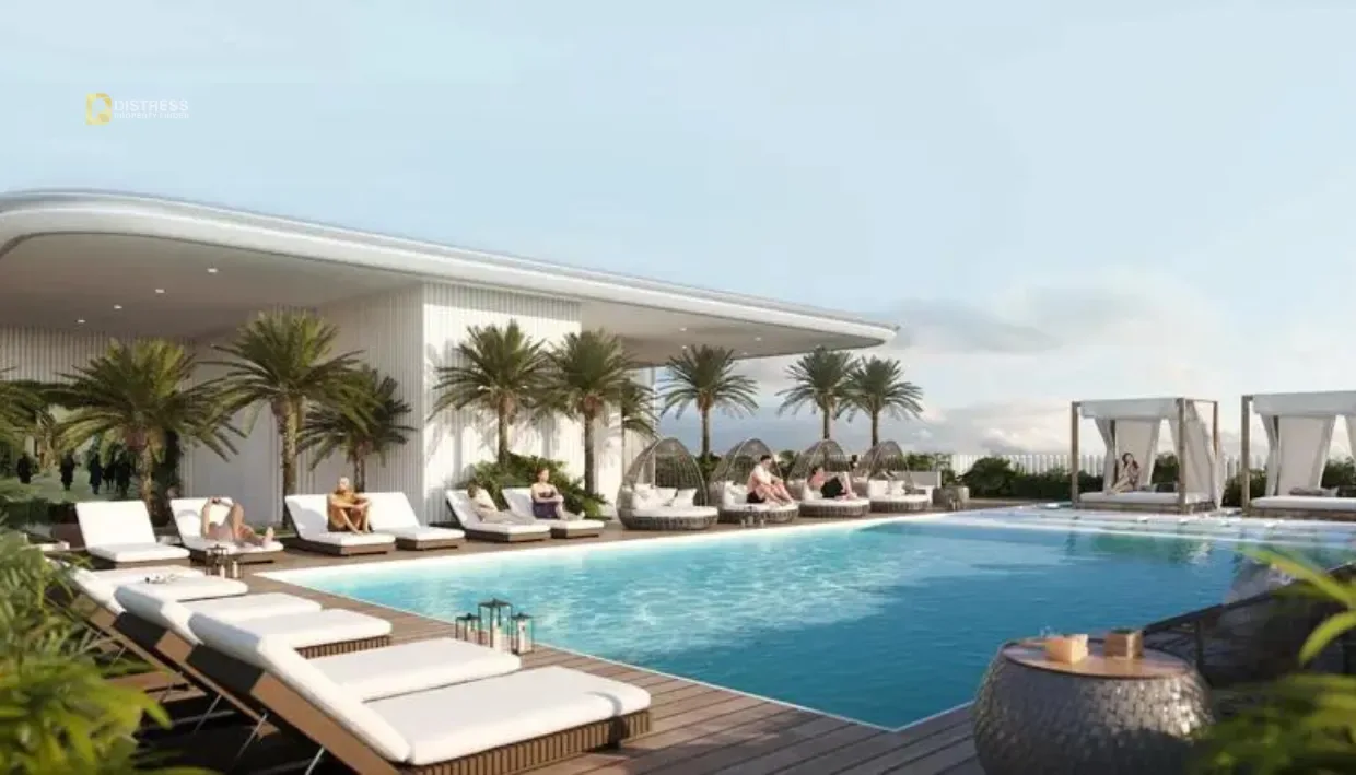 Studio Apartment Cove Edition Dubailand — By Swimming Pool