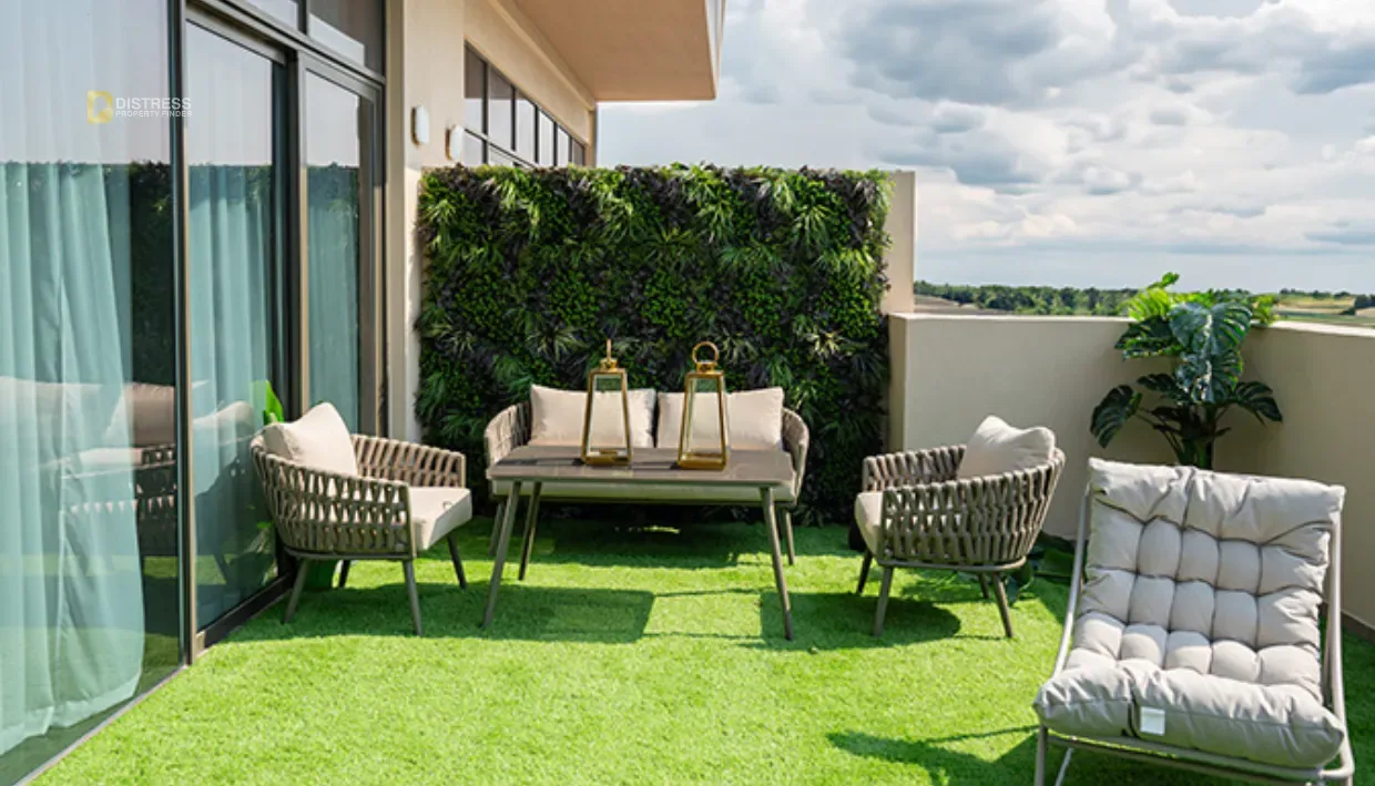 Studio Apartment Eleganz Jumeirah Village Circle. By Balcony Seating. Studio Apartment Eleganz Jumeirah Village Circle — By Balcony Seating