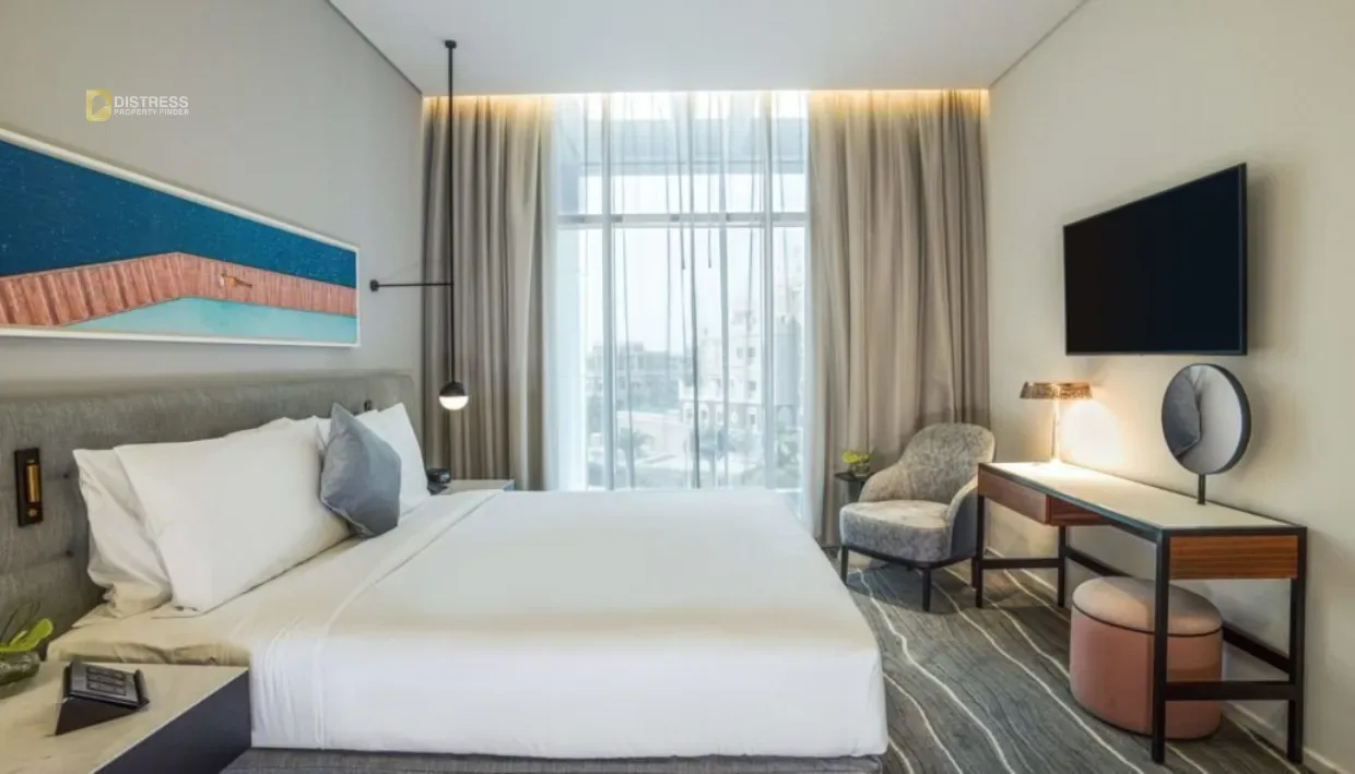 Studio Apartment Eleganz Jumeirah Village Circle. By Bedroom. Studio Apartment Eleganz Jumeirah Village Circle — By Bedroom