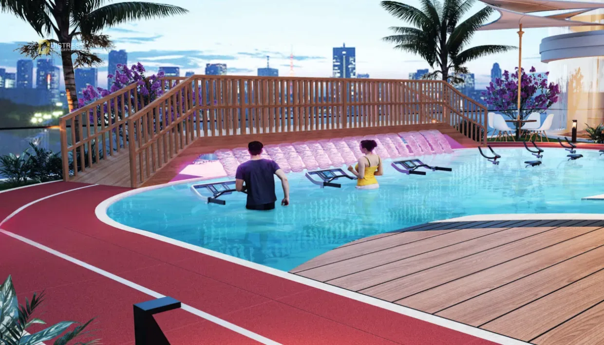 Studio Apartment Jumeirah Village Circle Dubai — Properties At Dubai Pool With Gym
