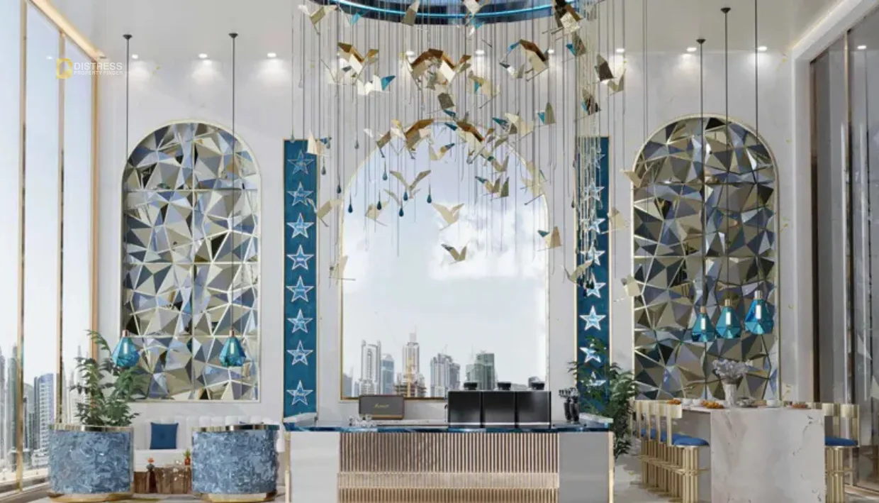 Damac Canal Heights 2 De Grisogono at Business Bay - lobby area