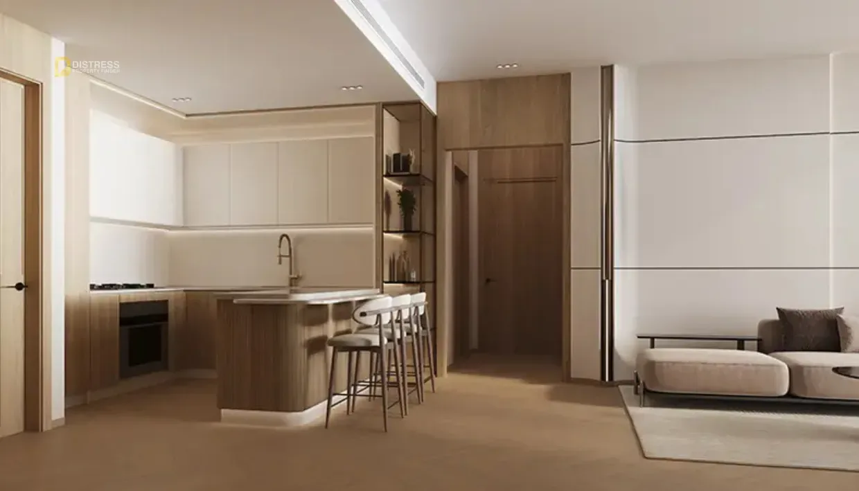 Studio Apartment Binghatti Hillviews Tower B Dubai Science Park — Binghatti At By Binghatti Developers Kitchen
