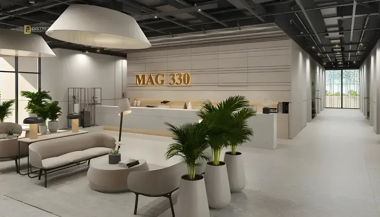 Studio Apartment MAG 330 City Of Arabia — Distress Liquidation 2br Save 300k Lobby Lounge