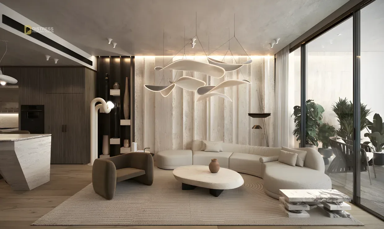Studio Apartment Peace Lagoons Dubailand Residence Complex — Bedroom Apartment With Private Pool Balcony In