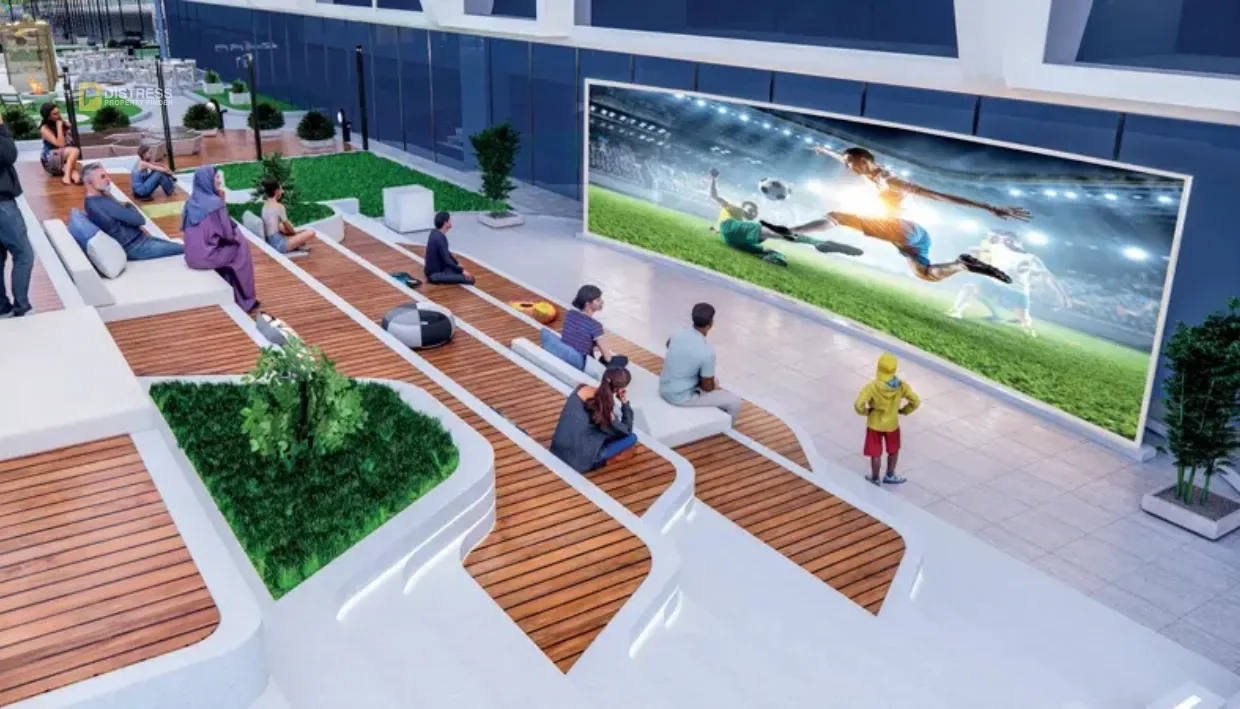 Studio Apartment Sportz By Danube Dubai Sports City — At Sport Dubailand Cenima