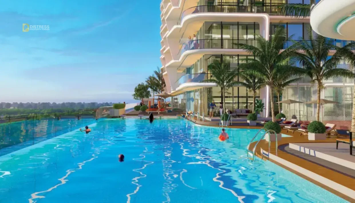 Studio Apartment Sportz By Danube Dubai Sports City — At Sport Dubailand Swiming Pool