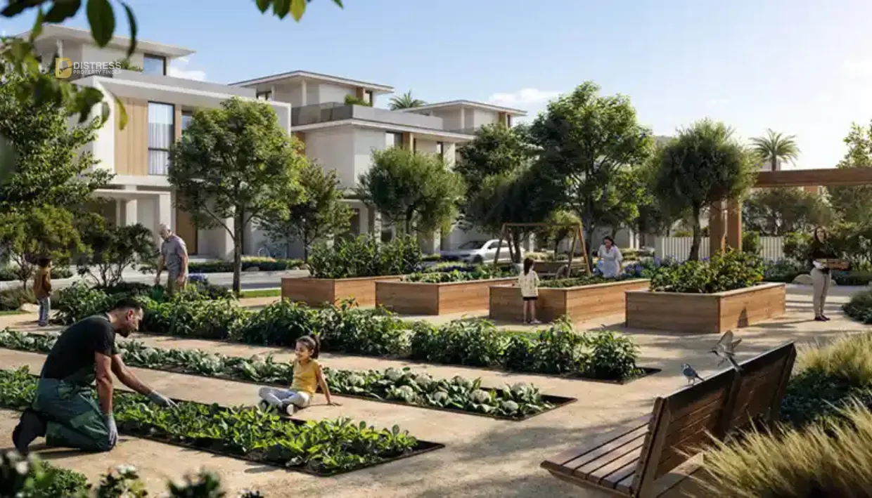 4-Bedroom Villa The Valley Dubai — At By Emaar Properties Gardening