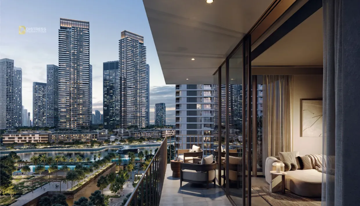 1-Bedroom Apartment Valo Dubai Creek Harbour — Balcony