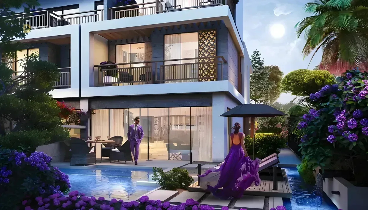 Violet 3 Corner 4-Bedroom Townhouse 13.3% Below OP, DAMAC Hills 2