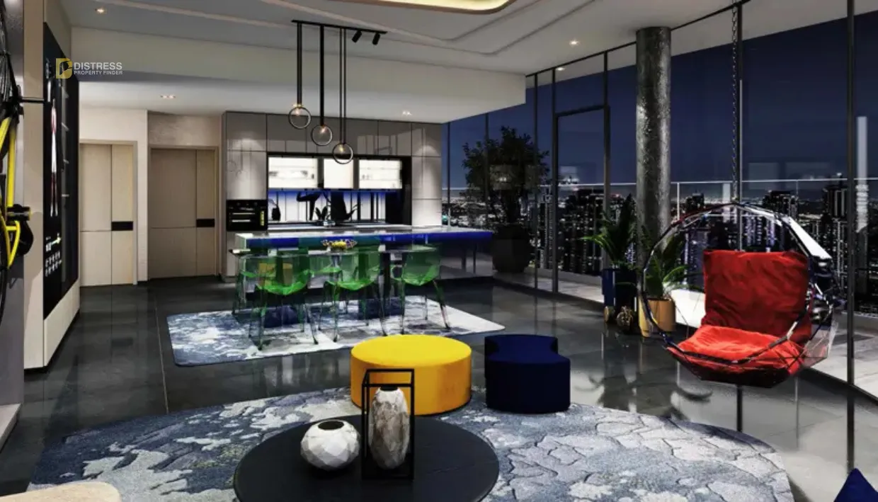 Volta Apartments by Damac Properties at Downtown, Dubai - living area